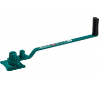 Ручной станок для гибки арматуры KRAFTOOL 10 E на подшипнике, острый гиб 23302