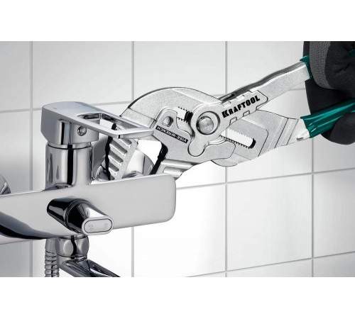 Клещи переставные-гаечный ключ KRAFTOOL Vise-Wrench 300 мм 22068