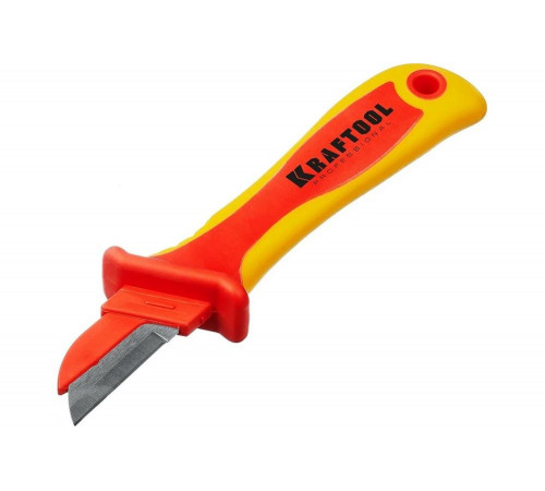 Диэлектрический, прямой нож электрика KRAFTOOL KN-1 1000В 45401