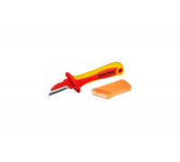 Диэлектрический, прямой нож электрика KRAFTOOL KN-1 1000В 45401