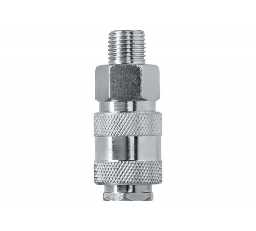 Переходник KRAFTOOL 1/4"M - рапид муфта 06594-1/4 Переходник KRAFTOOL 1/4"M - рапид муфта 06594-1/4