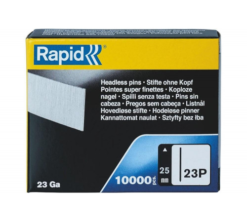 RAPID тип 23P, 25 мм, 10000 шт, закаленные, гвозди супертвердые 5001360