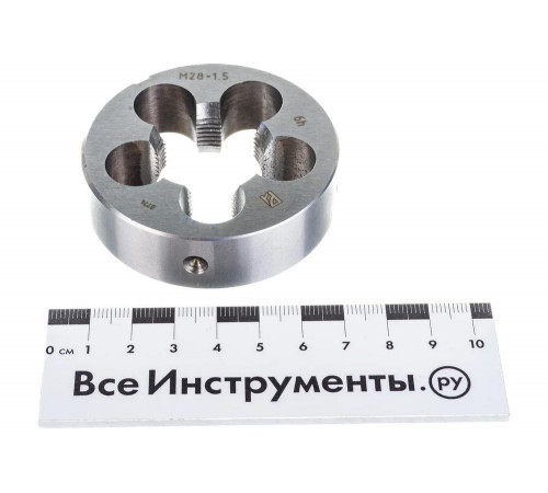 Плашка Русский Инструмент М28х1,5 6h D-65 мм ri.128.216 Плашка Русский Инструмент М28х1,5 6h D-65 мм ri.128.216