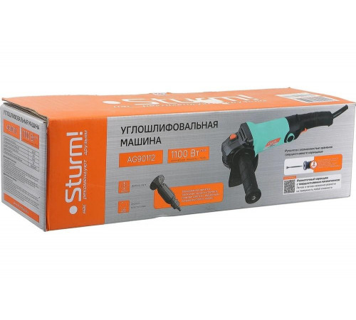 Углошлифовальная машина Sturm 1100Вт AG90112 Углошлифовальная машина Sturm 1100Вт AG90112