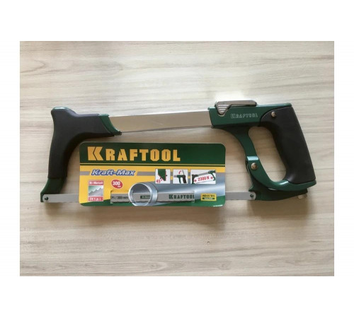 KRAFTOOL 300 мм, 24 PTI, ножовка по металлу Kraft-Max 15802_z01