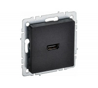 Розетка hdmi IEK Brite рhdmi-0-брч черный BR-H10-K02