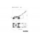 Аккумуляторная газонокосилка Metabo RM 36-18 LTX BL 46 2x 5.2 Ач ASC 55 T0524