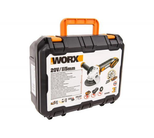 Аккумуляторная болгарка (ушм) WORX WX800