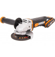 Аккумуляторная угловая шлифмашина WORX кейс WX800
