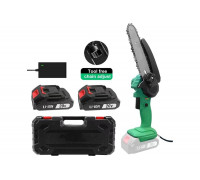 Цепная аккумуляторная пила Zitrek GreenSaw Extra power 20 В, 4,0 Ач Li-ion аккум. 1 шт, 2,0 Ач Li-ion аккум. 1шт, ЗУ 082-1851