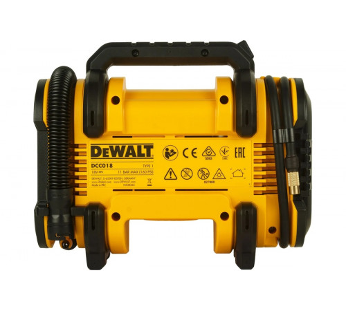 Аккумуляторный компрессор Dewalt DCC018N, 18 В, 11 бар, без АКБ и ЗУ DCC018N-XJ