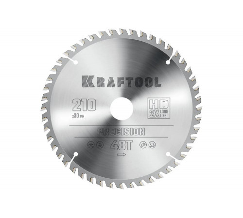 Диск пильный по дереву KRAFTOOL Precission 210x30 мм, 48Т 36952-210-30 Диск пильный по дереву KRAFTOOL Precission 210x30 мм, 48Т 36952-210-30