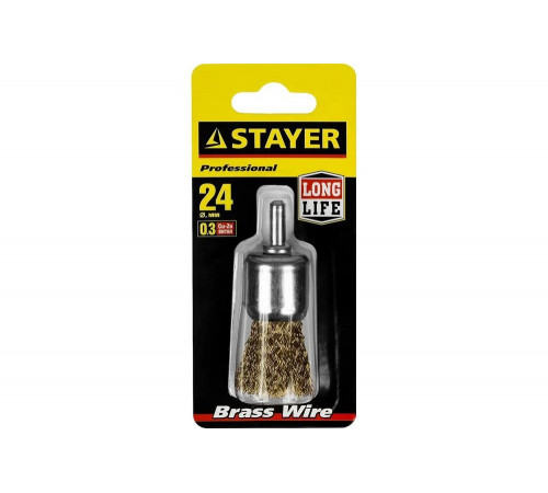 Кистевидная щетка 24 мм для дрели STAYER 35113-24