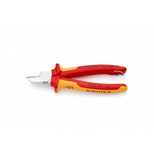 Кусачки боковые со страховочным креплением 180 мм KNIPEX KN-7006180TBK