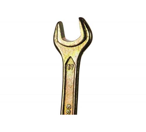 STAYER 17х19 мм, Hi-Q Сталь, оцинкованный, гаечный ключ рожковый 27038-17-19 Master