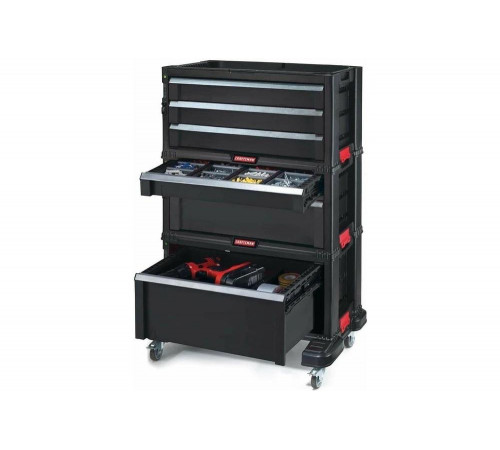 Ящик мобильный с выдвижными ящиками 6 Keter DRAWERS TOOL CHEST SET 237786 Ящик мобильный с выдвижными ящиками 6 Keter DRAWERS TOOL CHEST SET 237786
