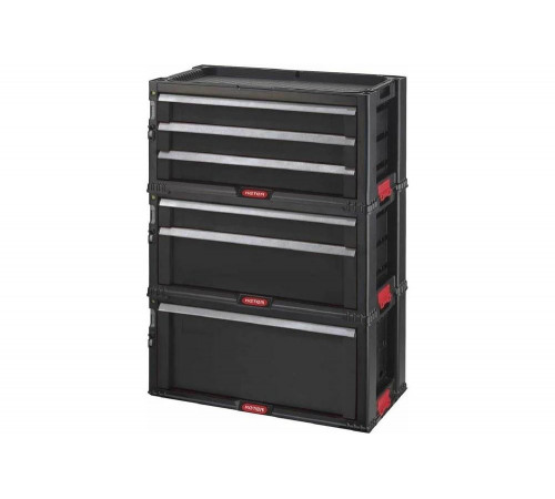 Ящик мобильный с выдвижными ящиками 6 Keter DRAWERS TOOL CHEST SET 237786 Ящик мобильный с выдвижными ящиками 6 Keter DRAWERS TOOL CHEST SET 237786