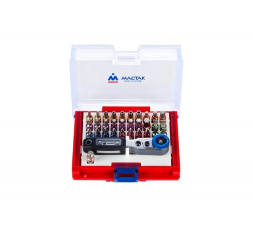 Набор вставок (бит) 1/4", PH, PZ, Hex, Torx, Slotted, 33 предмета МАСТАК 058-10033C Набор вставок (бит) 1/4", PH, PZ, Hex, Torx, Slotted, 33 предмета МАСТАК 058-10033C