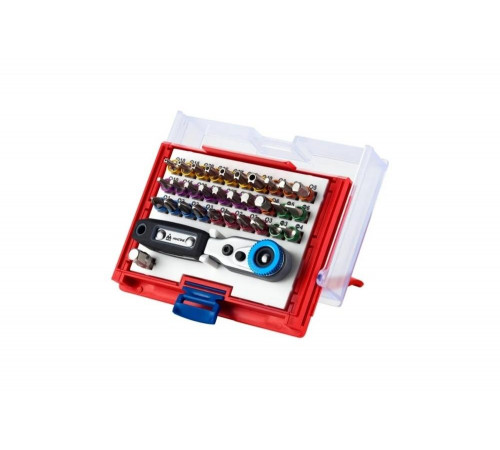 Набор вставок (бит) 1/4", PH, PZ, Hex, Torx, Slotted, 33 предмета МАСТАК 058-10033C Набор вставок (бит) 1/4", PH, PZ, Hex, Torx, Slotted, 33 предмета МАСТАК 058-10033C