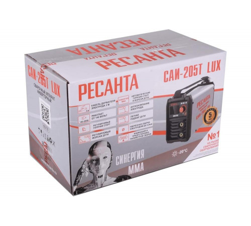 Инверторный сварочный аппарат Ресанта САИ-205Т LUX 65/78