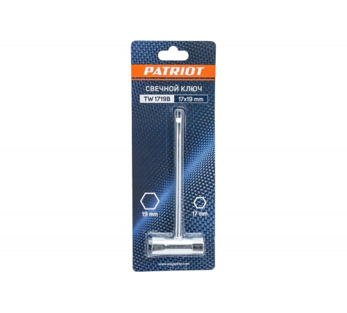 Свечной универсальный ключ 17х19 PATRIOT 880124312