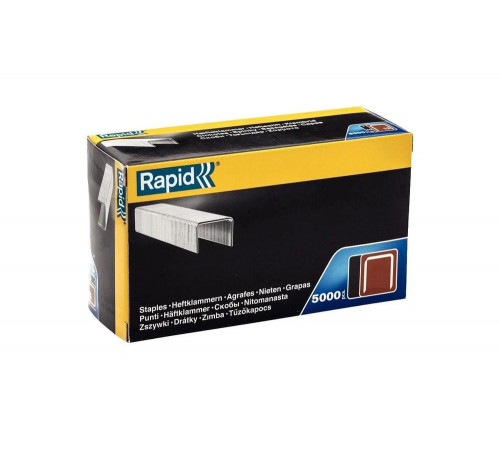 RAPID тип 80 (12 / ВеА 80 / Prebena A / Senco AT), 16 мм, 5000 шт., широкие, скобы тонкие 40100522 RAPID тип 80 (12 / ВеА 80 / Prebena A / Senco AT), 16 мм, 5000 шт., широкие, скобы тонкие 40100522