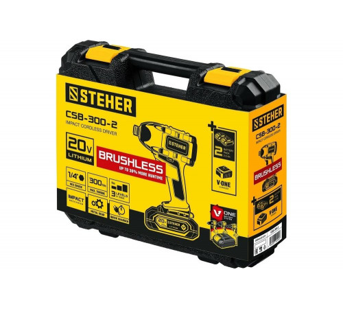 Бесщеточный винтоверт STEHER CSB-300-2