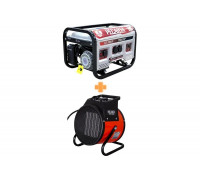 Набор: генератор + пушка 3квт Ресанта 902/41