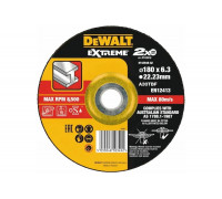 Круг зачистной по металлу EXTREME 180x6.3x22.23 мм, тип 27 Dewalt DT43948-QZ