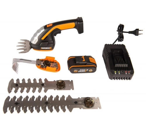 Аккумуляторные ножницы для стрижки травы и кустарников WORX WG801E.5 Аккумуляторные ножницы для стрижки травы и кустарников WORX WG801E.5