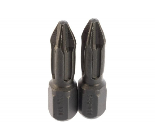 KRAFTOOL PH2, 2 шт., 25 мм, кованые профессиональные биты X-DRIVE 26121-2-25-2 KRAFTOOL PH2, 2 шт., 25 мм, кованые профессиональные биты X-DRIVE 26121-2-25-2
