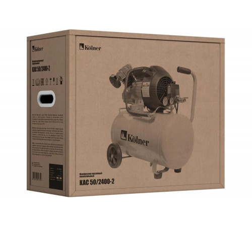 Коаксиальный масляный компрессор Kolner KAC 50/2400-2 8040300126
