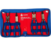 Набор съемников для стопорных колец (4 предмета в футляре на молнии) МАСТАК 033-4Z