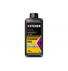 Масло цепное минеральное для бензо и электропил, 1 л STEHER 76020-1