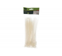 Пластиковые хомуты СИБРТЕХ, 200 х 8 мм, белые, 100 шт 45558