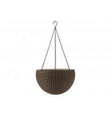 Подвесное кашпо Keter Rattan Style Hanging Мокко 17199246МК