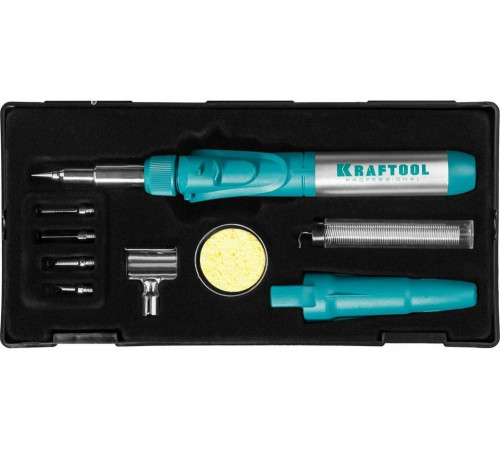 Газовый паяльник KRAFTOOL SolderPro набор 10-в-1 55503-H10