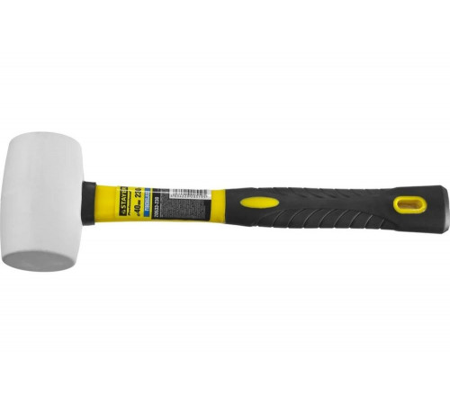 STAYER 230 г, киянка резиновая белая с фиберглассовой ручкой 20533-230 Professional