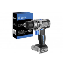 Дрель-шуруповерт аккумуляторная бесщеточная DEKO Sharker 20V, 20В, без АКБ и з/у 063-4455