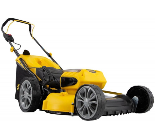 Аккумуляторная бесщеточная газонокосилка Denzel RLM450-36 Li-ion, 36 В, 4 Ач 58910 Аккумуляторная бесщеточная газонокосилка Denzel RLM450-36 Li-ion, 36 В, 4 Ач 58910