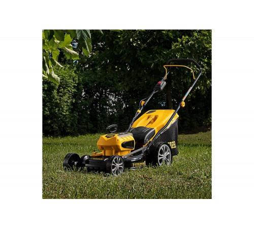 Аккумуляторная бесщеточная газонокосилка Denzel RLM450-36 Li-ion, 36 В, 4 Ач 58910 Аккумуляторная бесщеточная газонокосилка Denzel RLM450-36 Li-ion, 36 В, 4 Ач 58910