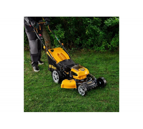 Аккумуляторная бесщеточная газонокосилка Denzel RLM450-36 Li-ion, 36 В, 4 Ач 58910 Аккумуляторная бесщеточная газонокосилка Denzel RLM450-36 Li-ion, 36 В, 4 Ач 58910