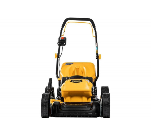Аккумуляторная бесщеточная газонокосилка Denzel RLM450-36 Li-ion, 36 В, 4 Ач 58910 Аккумуляторная бесщеточная газонокосилка Denzel RLM450-36 Li-ion, 36 В, 4 Ач 58910