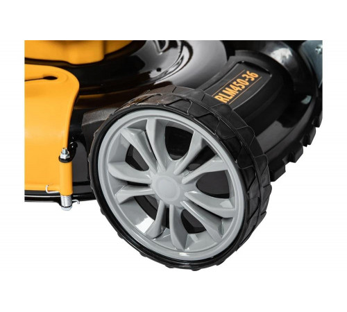 Аккумуляторная бесщеточная газонокосилка Denzel RLM450-36 Li-ion, 36 В, 4 Ач 58910 Аккумуляторная бесщеточная газонокосилка Denzel RLM450-36 Li-ion, 36 В, 4 Ач 58910