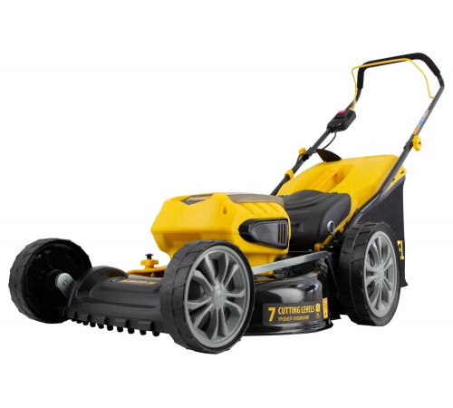 Аккумуляторная бесщеточная газонокосилка Denzel RLM450-36 Li-ion, 36 В, 4 Ач 58910 Аккумуляторная бесщеточная газонокосилка Denzel RLM450-36 Li-ion, 36 В, 4 Ач 58910