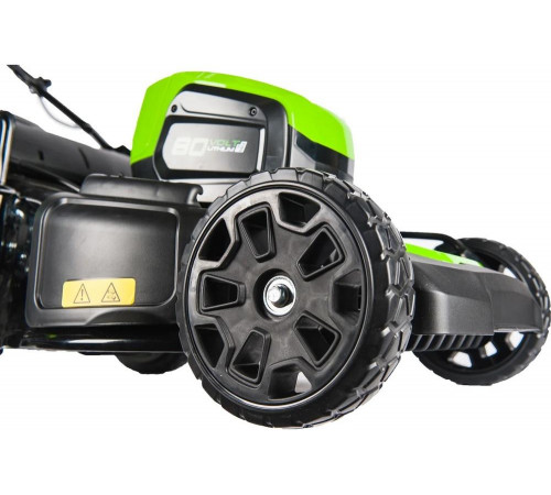 Самоходная аккумуляторная газонокосилка GreenWorks GD80LM46SPK4 80V 2501007UB Самоходная аккумуляторная газонокосилка GreenWorks GD80LM46SPK4 80V 2501007UB