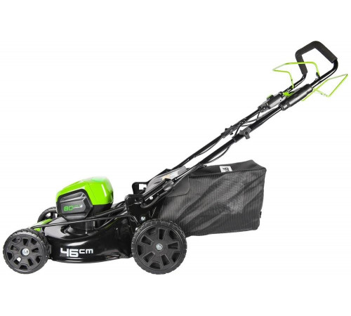 Самоходная аккумуляторная газонокосилка GreenWorks GD80LM46SPK4 80V 2501007UB Самоходная аккумуляторная газонокосилка GreenWorks GD80LM46SPK4 80V 2501007UB