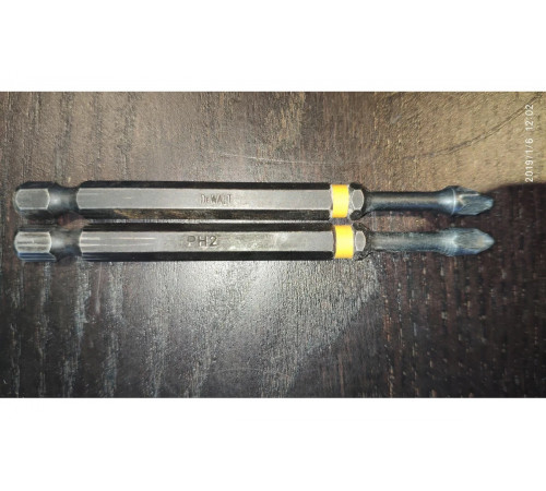 Биты ударные IMPACT Torsion Ph2, 89мм, 2шт. DEWALT DT70567T
