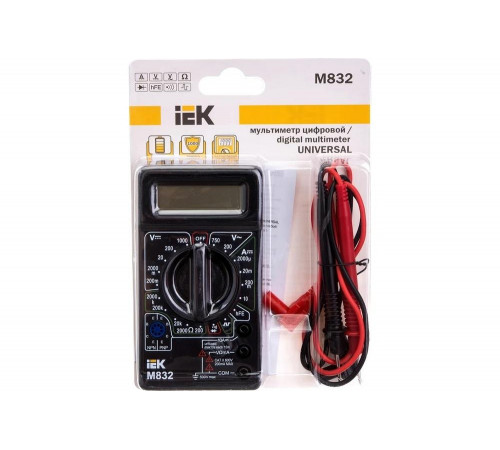 Цифровой мультиметр IEK Universal M832 Цифровой мультиметр IEK Universal M832