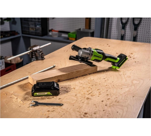 Аккумуляторная угловая шлифовальная машина Greenworks GD24AG 3200207